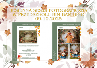 jesienna sesja fotograficzna w przedszkolu 09.10.2025 - 1