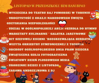 LISTOPAD W PRZEDSZKOLU BIM BAM BINO - 1