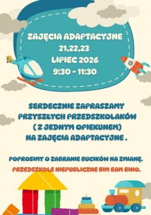ZAJĘCIA ADAPTACYJNE 21,22,23 LIPIEC 2026 - 1